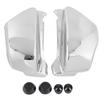 2pcs Motorcycle Side Battery Fairing Cover Left Right ABS Wearproof Replacement for Magna VF750 VF750C 1994‑2004Chrome