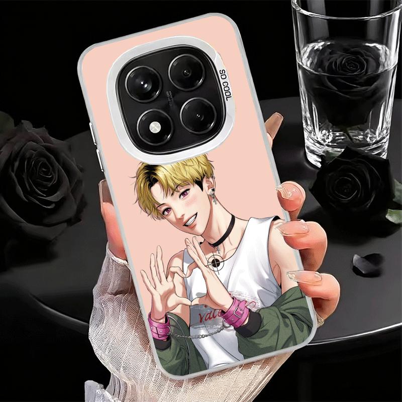 B-J A-Alex Anime Soft Phone Case for Xiaomi Redmi Note 13 14 15 Pro Plus 12S 12 11S 11 11T 10S 10 Shockproof Cover Back Shell