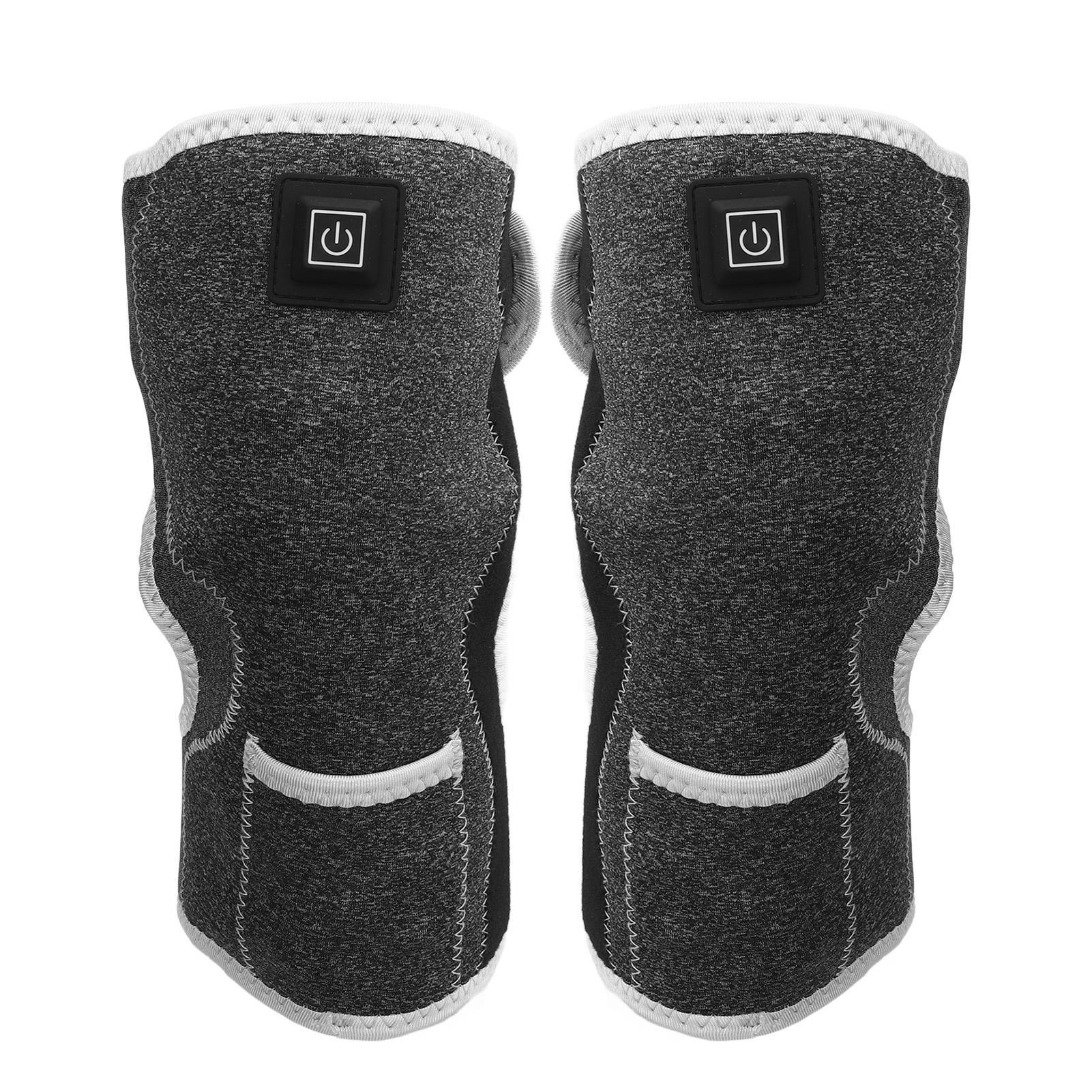 

2шт нагревательный наколенник с тремя скоростями, регулируемая температура, хорошая эластичность, встроенный скрытый карман