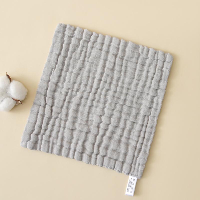 

6 Layer 100% Soft Cotton Muslin Cloths for Baby Burp Solid Color Face Hand Towel Newborn Soft Gauze Squares Towel for Toddler