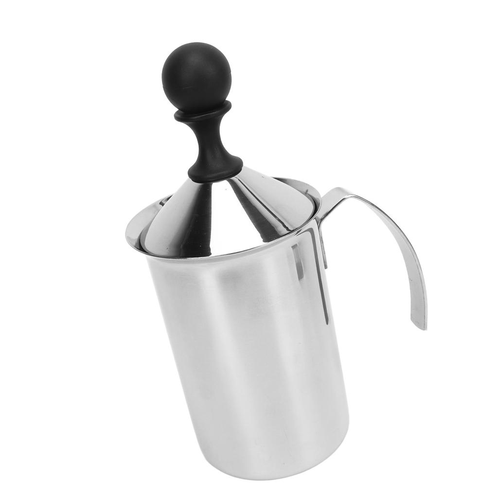 Pěnič na kávu Dvouvrstvý Všestranný Manuální Nerezový Pěnič mléka pro Domácnost Kavárny