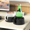 Cup Holder for Bedsides Tables and Workstations Spillproof Plastic Cup Stand Waterproof Office Coffee Mug Rack