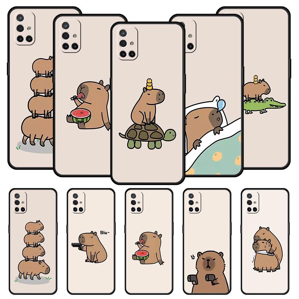 Phone Case For OnePlus 12 11 10 9 Pro 9T 12R 10R 9R 9RT 10T 8T 8 7 6T 7T Nord 2T CE 2 5G N200 N10 N100 Cover Cute Capybara