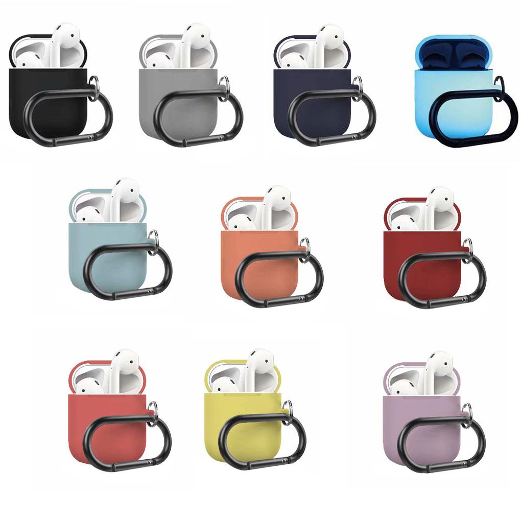 For Accessories Earbuds Silicone Protector Cover Case + Anti Lost Strap