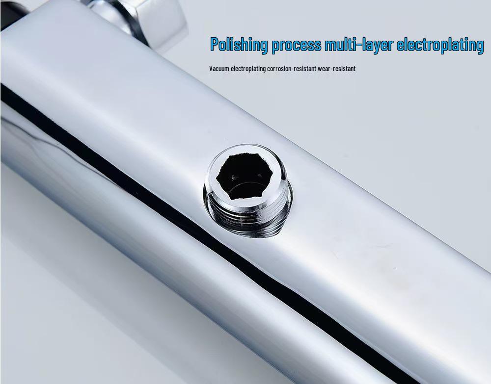 Thermostatic Solar Water Heater Valve: Cold/Hot Shower Mixer & Faucet