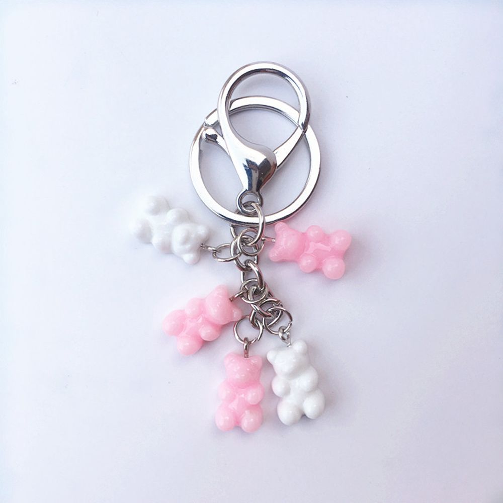 Bag Pendant Colorful Charm Multicolor Gummy Bear Fashion Accessories Key Chain Jewelry Key Ring