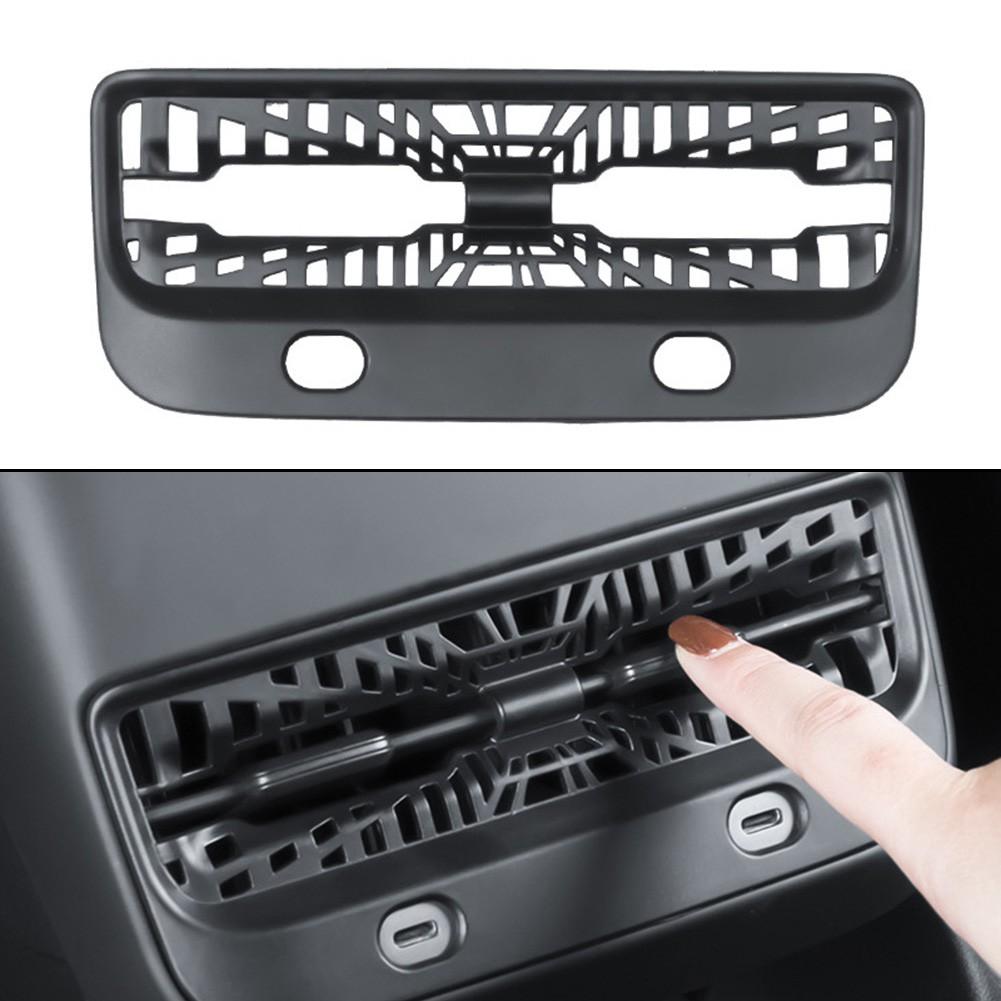 1 Stück hinterer Lüftungsauslass, 1 Stück, 1 x Zubehör, schwarz