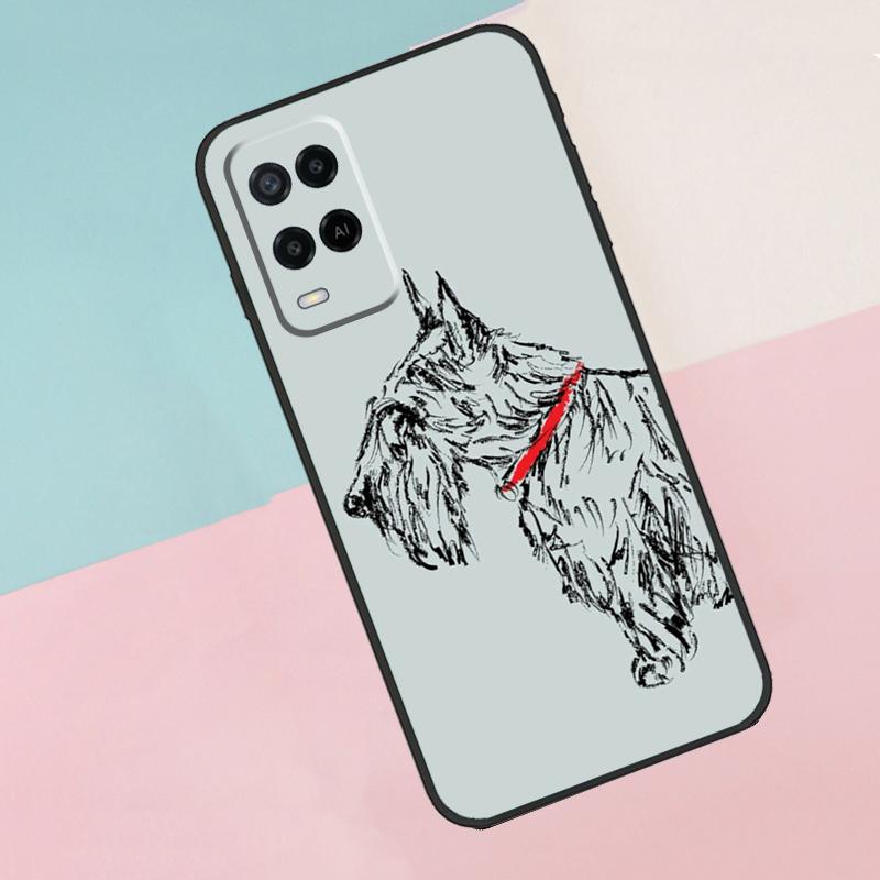 Westie Scottie Scottish Terrier For Oppo A40 A60 A80 A18 A38 A58 A78 A98 A79 A16 A76 A96 A15 A74 A94 A54 A77 A17 Phone Case