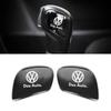 lmn1 Volkswagen Shift Lever Emblem Car Gear Stick Stickers For VW Golf Polo GTI Scirocco ID.3 Passat Tiguan CC Jetta Touareg Touran