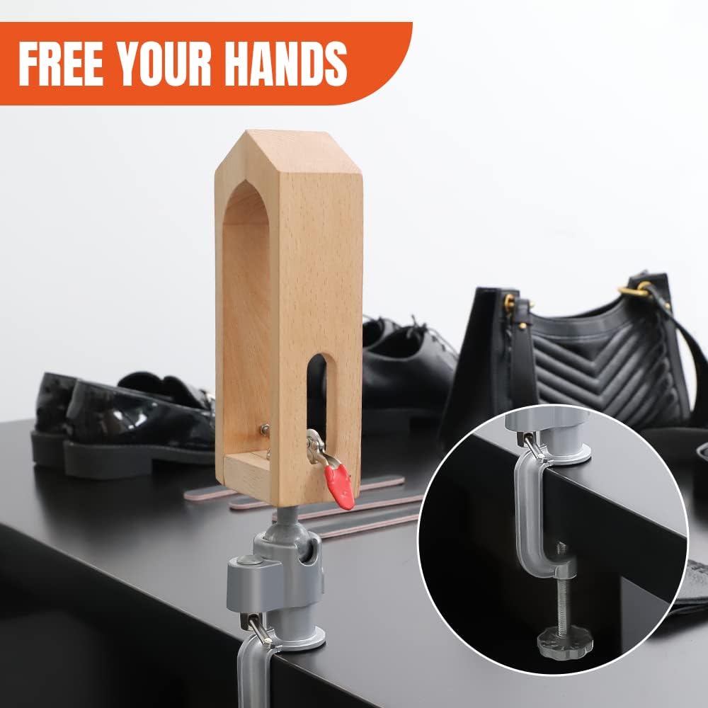 FASTTOBUY Leather Stitching Pony for DIY Hand Stitching Leather Clamping (Universal Rotating Pony)