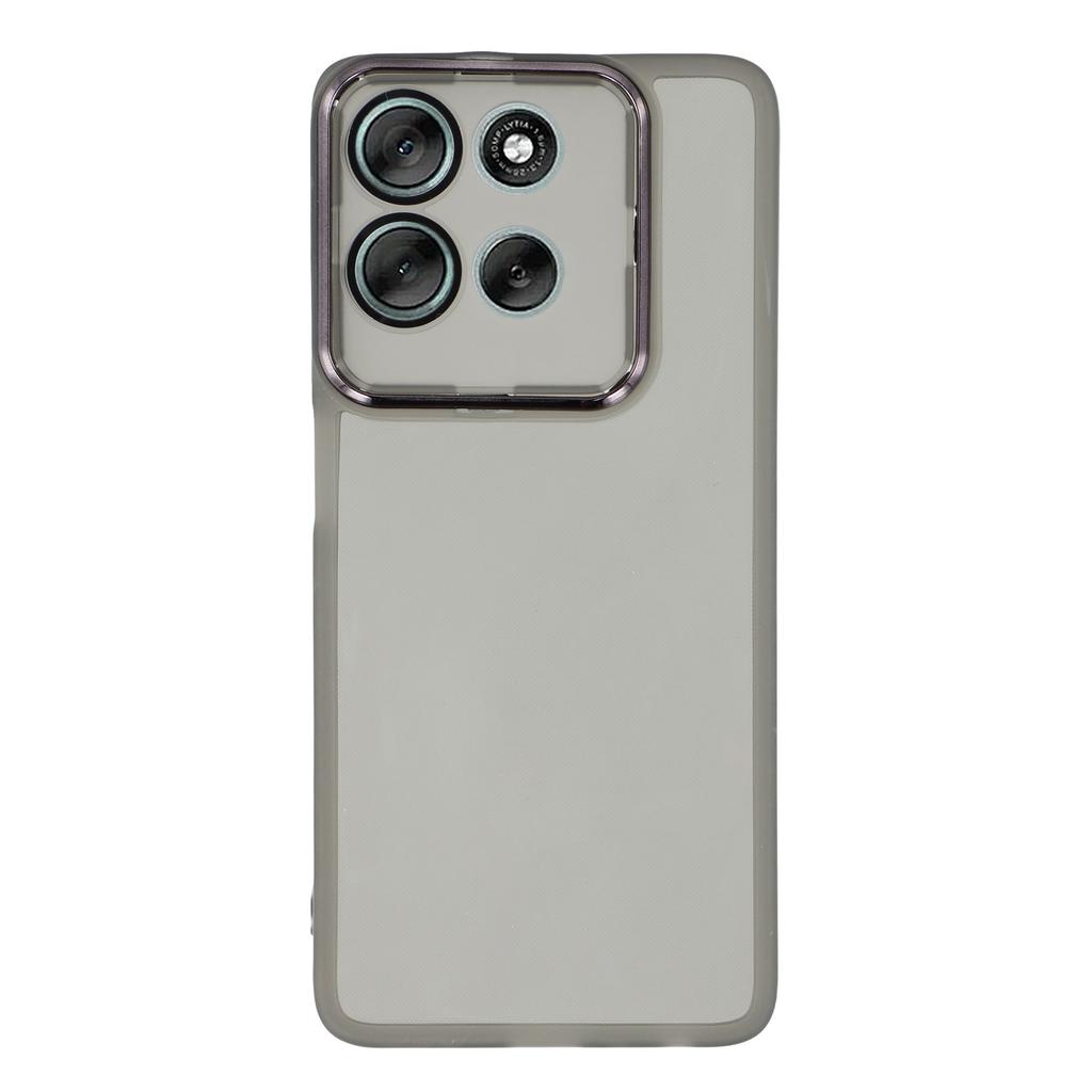 For Motorola Moto G86 5G Case Electroplated Camera Frame TPU Phone Cover