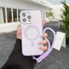 Applicable to Apple 11promax mobile phone case 11promax anti-drop Apple 11 magnetic suction 11 hand rope 11 skin feel matte