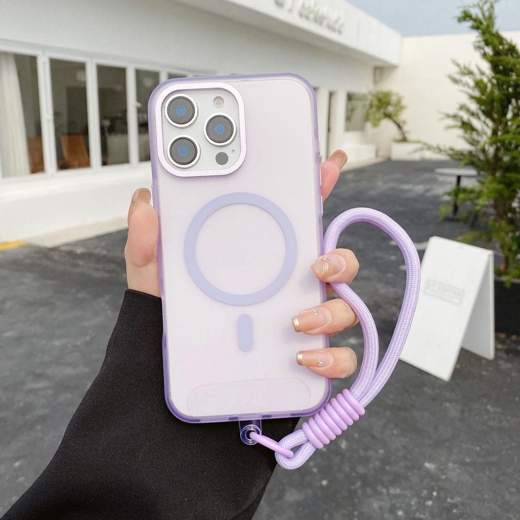 Applicable to Apple 11promax mobile phone case 11promax anti-drop Apple 11 magnetic suction 11 hand rope 11 skin feel matte