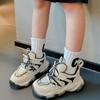 Girls' Sports Shoes Spring and Summer Children's Dad Shoes Breathable Mesh Student Running Shoes Boys' Lightweight Non-slip Casual Shoes