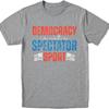Oversized Summer For Men tshirt Democracy Is Not A Spectator Sport Short Sleeve Travel Round Neck Tees Cotton Tshirt For Men