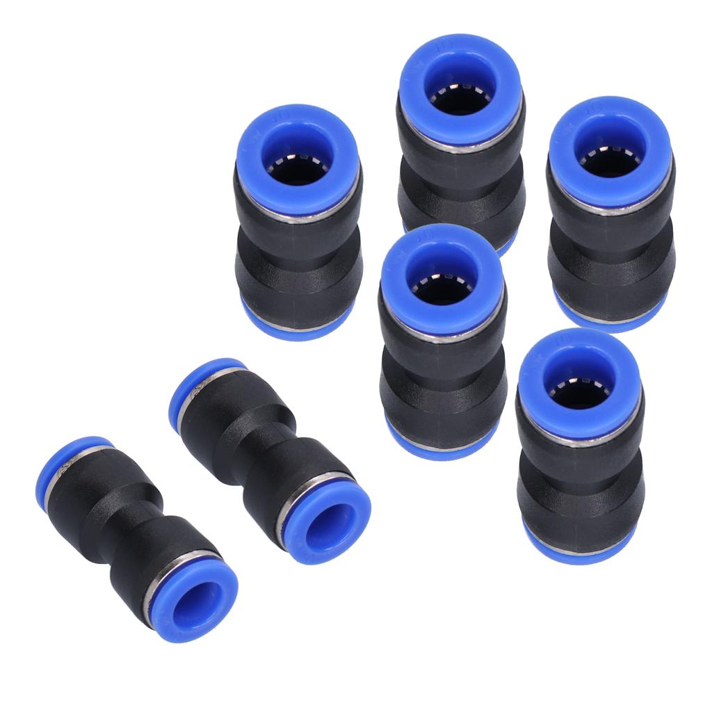 50Pcs Straight Pneumatic Connector Push to Connect Fittings for PU10 Air Tube
