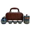 Ceramic Guyun Travel Tea Set Kuaike Cup Set Tea Portable Car One Pot Three Cups Business Gifts