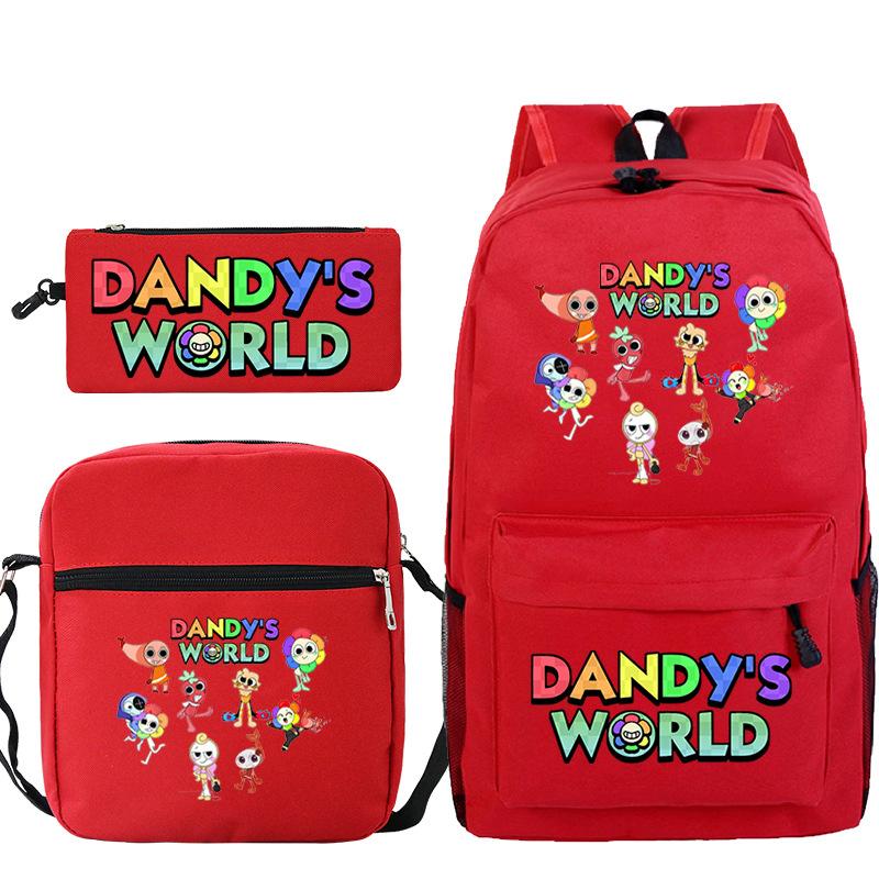 New Dandy's World Game Merchandise Cartoon Print Children's Backpack Cross-border Large-capacity Student Schoolbag