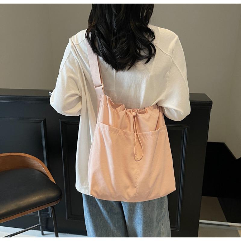 New Casual Large-capacity Bag New Cloth Bag Shoulder Bag Fashion Versatile Messenger Bag Bucket Bag