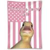 Welcome To My Crib Duck Flag 2x3 Feet Funny Flags for Bedroom Indoor Wall Art Cool Tapestry with Brass Grommets for Teens Children Dorm Room
