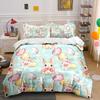 Charming Bunnies and Blossoms. Bedding Sets Duvet Covers Pillowcases(1* Duvet Cover 2* Pillowcases Without Duvet Insert)