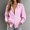 Women's Casual Striped Long Sleeve Button Down Shirt for Work Everyday Wear