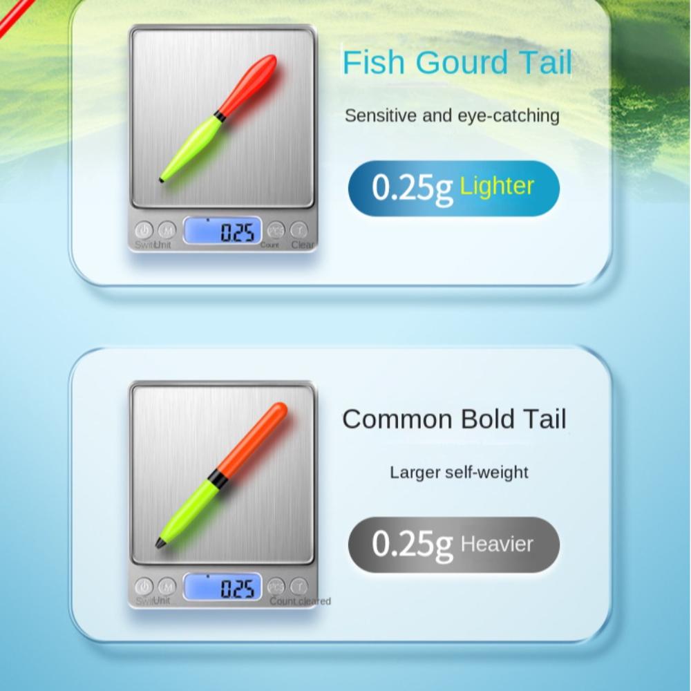 Slip Drift Tube Floats Bobbers Eye-catching Triangle Tail Fishing Floats  Fishing