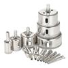 14PCS 3 70mm Glass Hole Drilling Kit Marble Drill Bit Tile Ceramic Glass Porcelain Drilling Tool Accessory