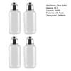 1/2/4Pcs 100ML Clear Fishing Storage Bottle with Scale Transparent Refillable PET with Empty Sealed Vial Liquid Container Fishing Accessories