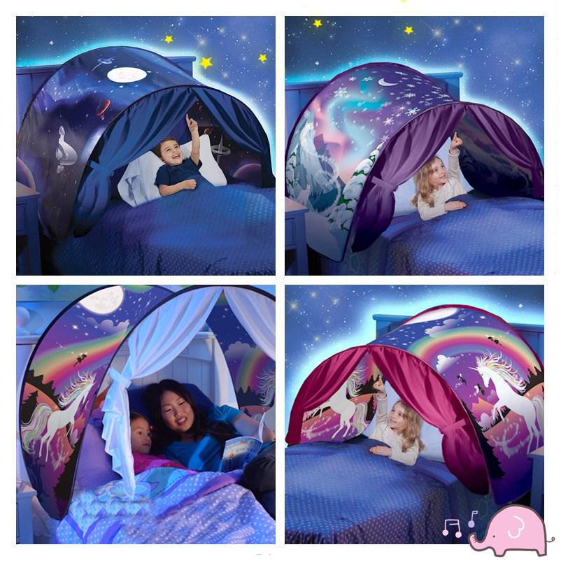 Buy Play Tent Kids Pop Up Bed Tent Playhouse Winter Wonderland at affordable prices — free