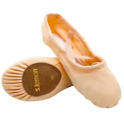 [s.lemon] Ballet Shoes for Children and Adults, Fabric, Split Sole, SF Pink, Size 30