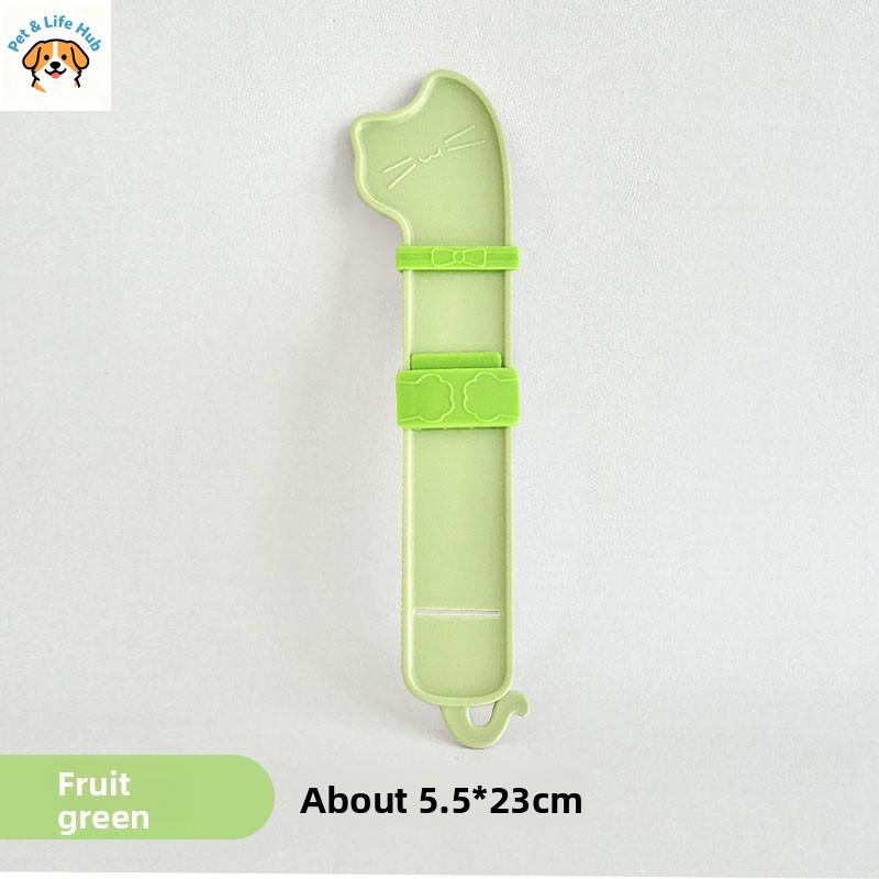 Cat strip feeder, squeezer, feeding spoon, squeezing cat strip artifact, special cat strip spoon for snacks, pet supplies