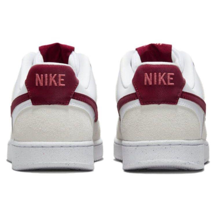 Nike Court Vision Low Valentines Day 2024 Women Sneakers White Adobe Dragon-Red FQ7628-100