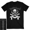 T-shirt Imprimé au Dos Motorhead March Or Die Paroles T-shirt de Groupe