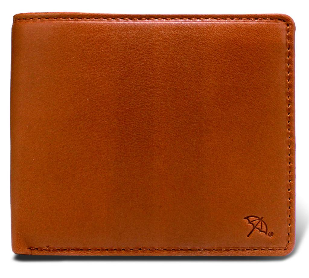 Arnold Palmer Bifold Wallet with Pure Sheepskin Men's Leather, Tan, APS-3312