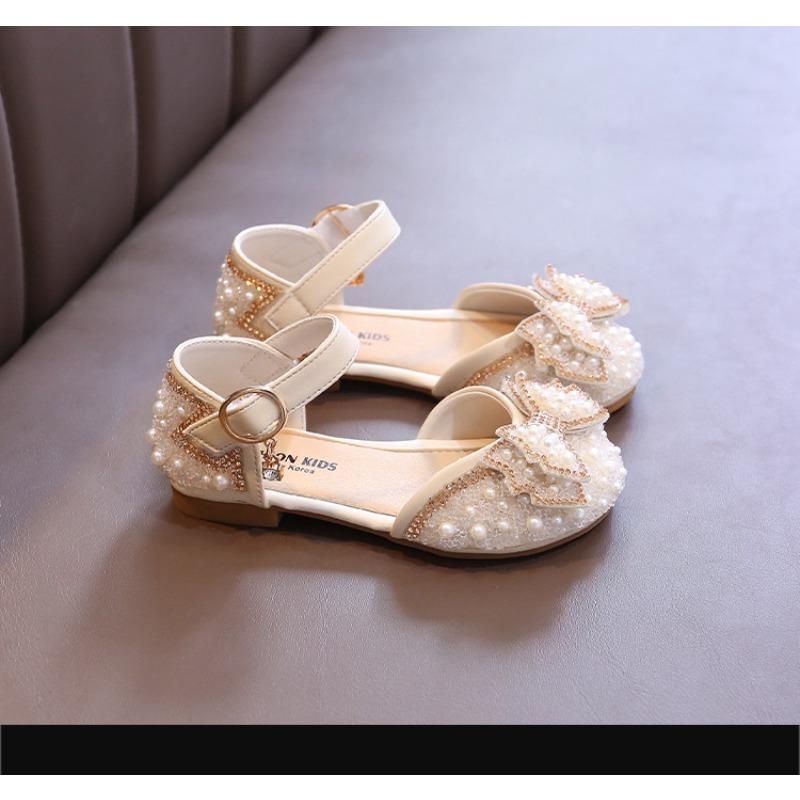 Girls' Pearl Soft-Sole Sandals Children's Princess Shoes for Toddlers & Youth Shoes for Girls Cute Girls Shoes