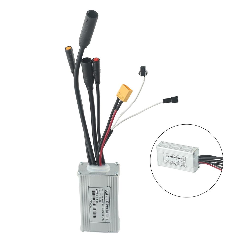 Controlador para Bicicleta Elétrica 24V36V48V-17A 6 Mosfets