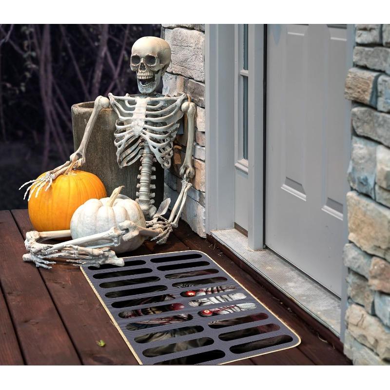 Halloween 3D Fantom Klaun Rohožka Protiskluzová Hororová Rohožka Používá se pro Vstupní Dveře Vnitřní Vchody Vítejte Rohožky a Atmosféru