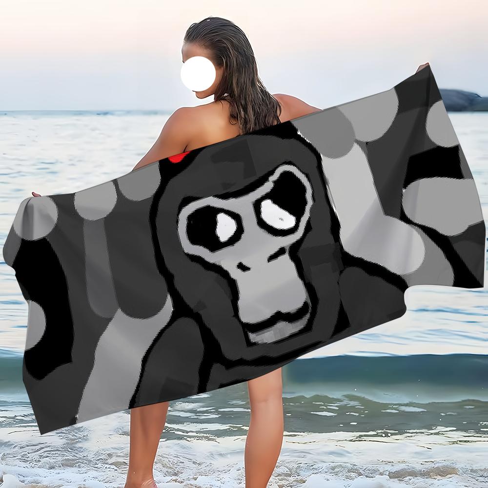 Towel Beach Bath Quick-Drying Lightweight Portable Sauna Camping Funny G-GorillaS T-Tag Game Swim Pool Travel