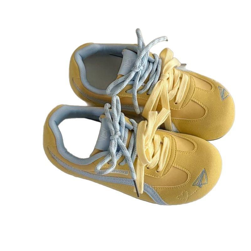 Versatile American Ballet Retro Red Apple Dexun Shoes Women's Summer Casual Board Sneakers