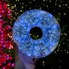 LED Copper Wire String Lights Waterproof 8 Modes String Light LED Beaded Fairy Christmas Light for Roof Wedding Party Outdoor Indoor Garden Tree Decor