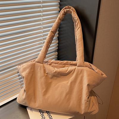 Autumn New Large-capacity Leisure Shoulder Cloth Bag Travel Leisure Handbag Student Tutoring Bag Female