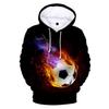 Cartoon Football Hoodies Men Women Long Sleeve Hoodie Sweatshirt Soccer Pattern Fashion  Boys Girls Jacket Coat