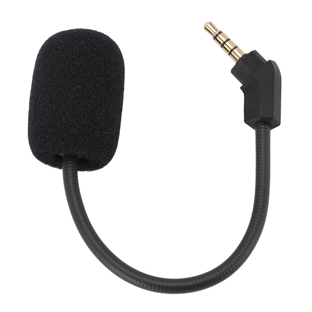 Replacement Headset Microphone Noise Cancelling 3.5mm Detachable Gaming Headphone Mic for Kingston HyperX Cloud Revolver