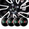4Pcs 56/60MM Car Emblem Wheel Center Hub Cap Badge Sticker Accessories For Kodiaq Octavia Enyaq Kamiq Scala Rapid MK2 MK3