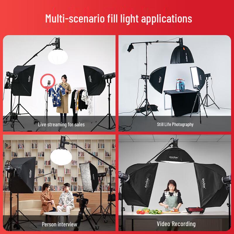 Godox SL150W III LED Video Light 4-Light Kit