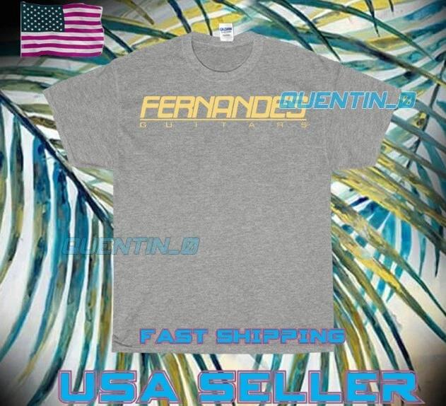 

NEW Shirt PREMIUM FERNANDES GUITAR GOLD LOGO T-Shirt FUNNY SIZE S - 5XL S