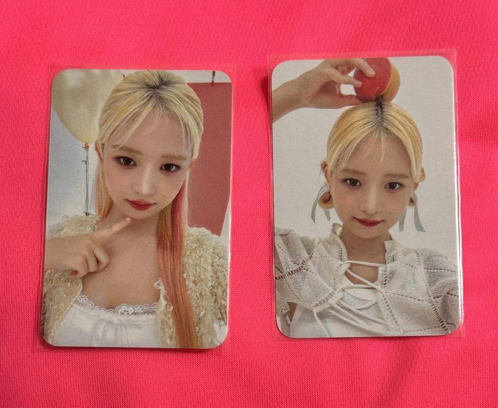[USED] ive ray peach c collaboration trading card rare not available
