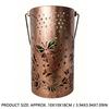 Solar Lantern Outdoor LED Hanging Solar Light Hollowed Out Garden Decor Outside for Patio Yard Porch Iron