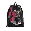 Fashion Demon Slayer Backpack Shounen Manga Mochilas High Street High School Retro Washable Rucksack